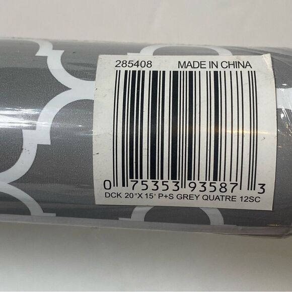 Duck Brand Easy Liner Removable Adhesive 3 Rolls Grey Quatre 20" x 15' - Picture 4 of 6